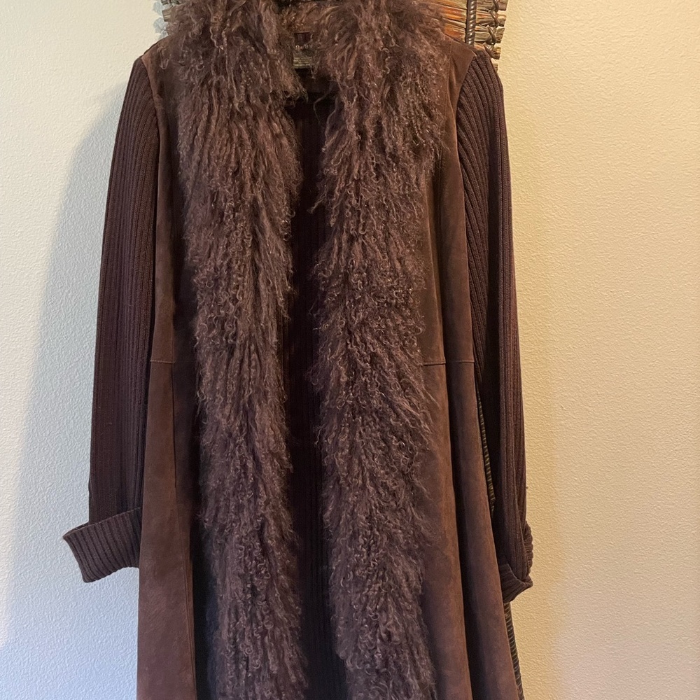 Ruby Cho Suede/Sweater coat